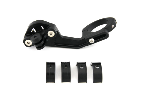 Relic Bicycle Action Camera Handlebar Mount Combo for Gopro and Garmin - Black